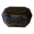 Antique Chinese Black Lacquered Tea Caddy For Sale