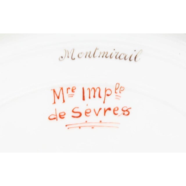 Napoleon Sevres Porcelain Cabinet Plates, Set of 2 For Sale - Image 14 of 17