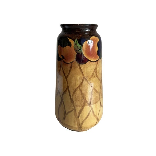 Antique Art Deco Hand-Painted Jacobean Ware Vases from Royal Stanley, England, 1920s, Set of 2 For Sale - Image 6 of 13