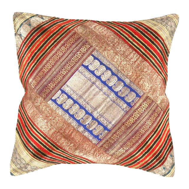 Decorative Pillow Covers Sari Silk For Sale