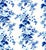 Sample - Schumacher Pyne Hollyhock Wallpaper in Indigo For Sale