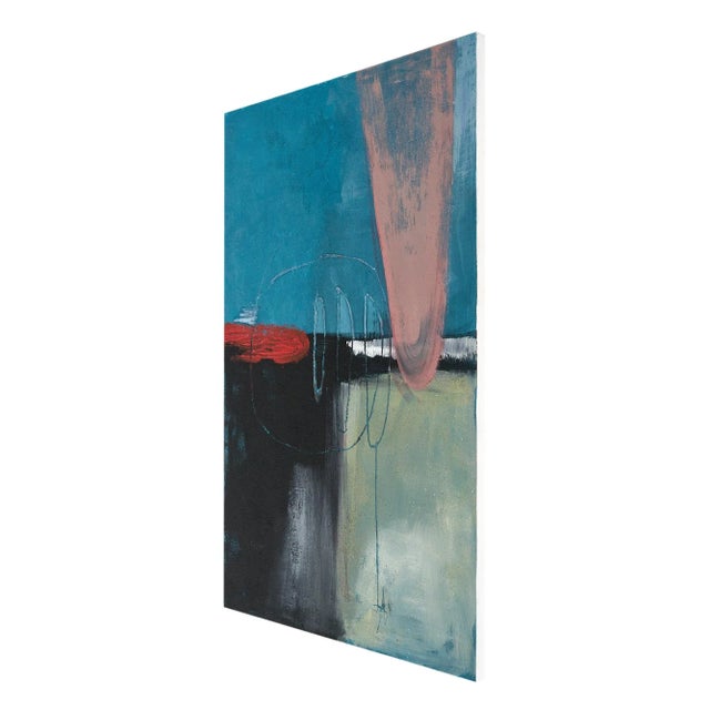 Italian “Il Desiderio Espresso “ Italian Mid-Century Painting For Sale - Image 3 of 9