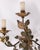 Vintage Italian Floral Wall Lamps in Iron and Porcelain, 1950s, Set of 3 For Sale - Image 12 of 16
