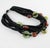 Angela Caputi Angela Caputi Black Necklace with Jade and Carnelian Resin Beads For Sale - Image 4 of 8