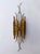 1970s Pair of Hammered Glass Wrought Iron Sconces by Longobard, Italy, 1970s For Sale - Image 5 of 12