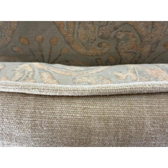 Pair of Petite Pillows by Mariano Fortuny, Cotton, Rococo Style, Italy For Sale - Image 4 of 7