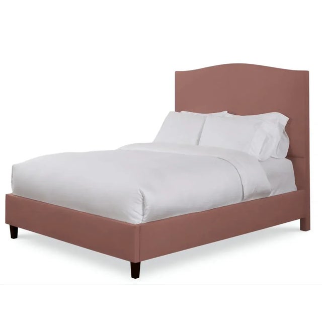 Casa Cosima Hazel King Headboard, Blush Velvet For Sale - Image 4 of 5