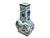 Ceramic Oriental Blue White Heart Shape Flat Floral Elephant Ring Porcelain Vase For Sale - Image 7 of 12