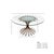 Early 21st Century Hour Glass Pedestal Wrought Iron Dining Table For Sale - Image 5 of 5