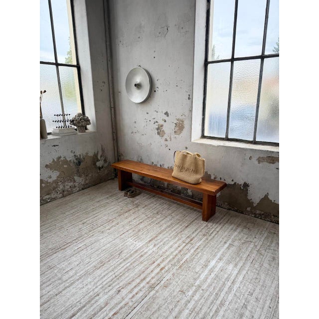 Wood Chapo S14 Bench in Blond Elm from Pierre Chapo, 1960s For Sale - Image 7 of 18