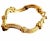 Modern 1980s Versace Medusa Crystal Gold Link Bracelet For Sale - Image 3 of 7