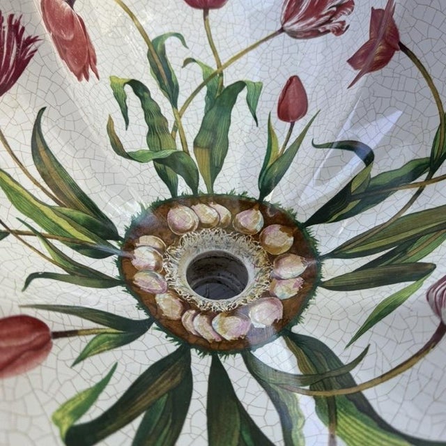 English 1990's Kohler Artist Edition - Fables and Flowers Cantata Countertop Sink For Sale - Image 3 of 12