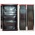 General Fireproofing Co. Vintage MCM Industrial Black Steel Tanker Bookcases Book Shelves W/ Adjustable Shelves, Set of 4 For Sale - Image 4 of 18