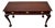 Chippendale Mahogany Writing Console Table Vintage 3 Drawer Ball Claw Foot Sofa For Sale