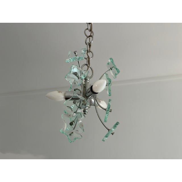 Glass Sputnik Chandelier from Fontana Arte, Italy, 1960s For Sale - Image 6 of 9