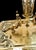 Brass Late 19th Century Gilt Brass Etched Crystal Centerpiece For Sale - Image 8 of 12