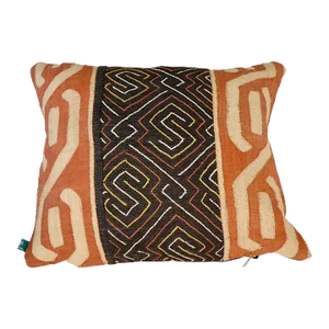 Kuba Raffia Cloth Pillow