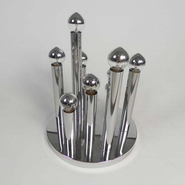 9-Light Ceiling Lamp by Gaetano Sciolari for Boulanger, 1970s For Sale - Image 11 of 18