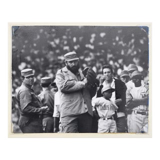 Alberto Korda, Fidel Castro Playing Baseball, 1970, Silver Print For Sale