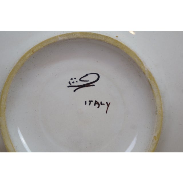 Ceramic 1950s Press Box Steakhouse Manhattan Nyc Ashtray by Casa Dell'Arte Italy 6" For Sale - Image 7 of 12