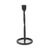Black Double Circle Arman Aluminum Candlestick in Black For Sale - Image 8 of 11