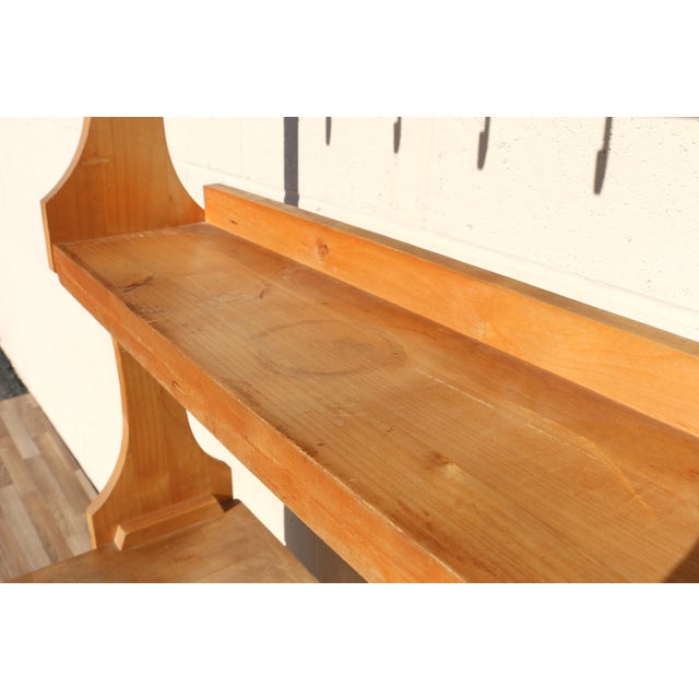 Vintage I. Magnin Solid Wood Butcher Block Baker’s Rack Kitchen Workbench For Sale In Los Angeles - Image 6 of 18