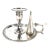 Antique 18th English Georgian Heraldic Sterling Silver Chamberstick J. Mewburn & J. Crouch For Sale