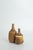Ceramic Small Mid-Century Scandinavian Modern Collectible Honey Brown Stoneware Vases by Gunnar Borg for Höganäs Ceramics, 1960s, Set of 4 For Sale - Image 7 of 14