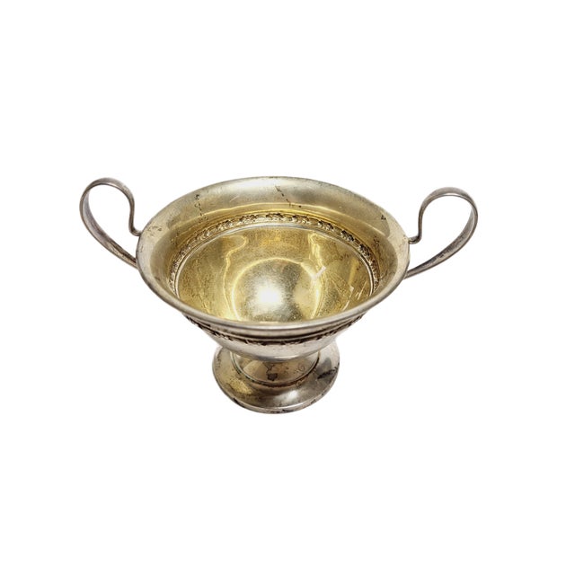 1950s Art Deco Silver Sugar Bowl, 1950s For Sale - Image 5 of 9