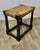 Woven Rush Seated Oak Joint Stool For Sale - Image 6 of 9