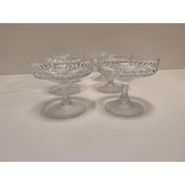Glass Champagne Sparkling Wine Bowl Cordoba Series Glasses from Peill & Putzler, 1970s, Set of 6 For Sale - Image 7 of 14