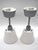 White Ceramic Stilleben Pendant Lamp by IKEA, Sweden, 1990s, Set of 2 For Sale - Image 4 of 11