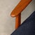 Wood Scandinavian Modern Lounge Chairs in Teak and Dark Blue Bouclé Fabric, 1960s, Set of 2 For Sale - Image 7 of 18