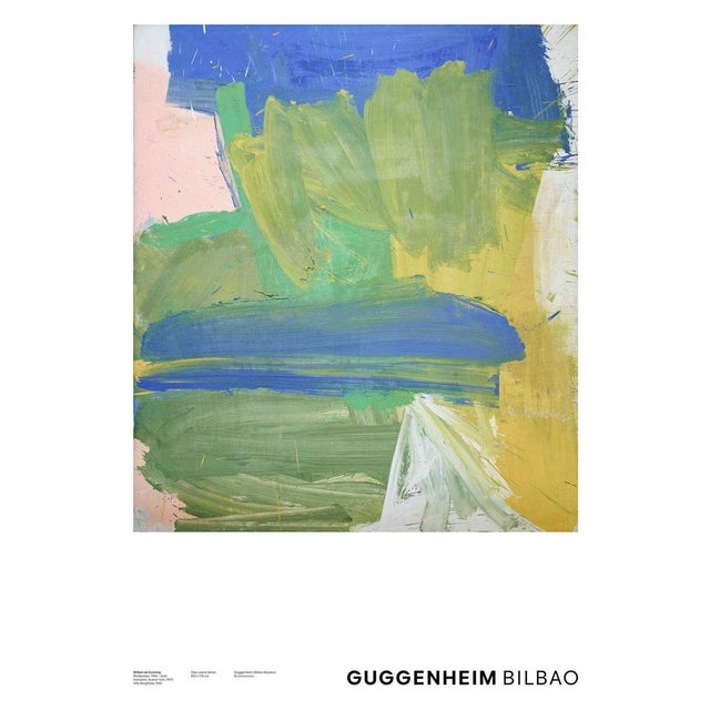 Willem de Kooning Official Exhibition Poster Dimensions: 27 x 39 in / 70 x 100 cm Sold unframed