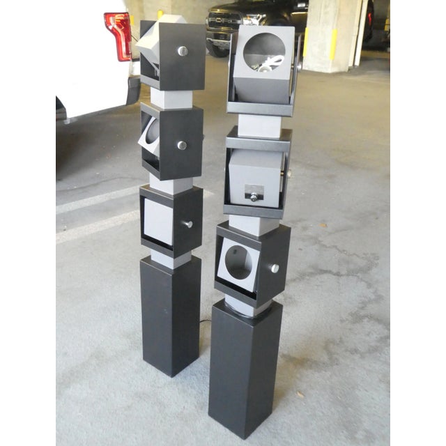 Mid-Century Modern Irving Richards Arteluce Swivel Floor Lamps Restored - a Pair For Sale - Image 3 of 12