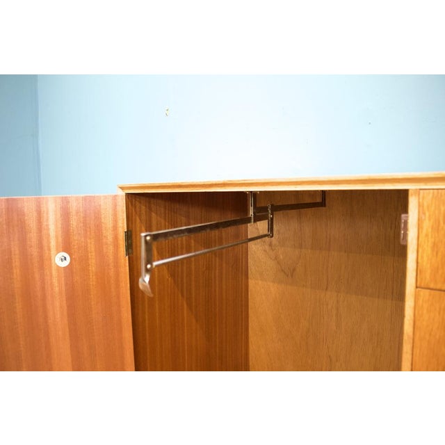 Wood Vintage Oak Compact Wardrobe from Meredew, 1960s For Sale - Image 7 of 12