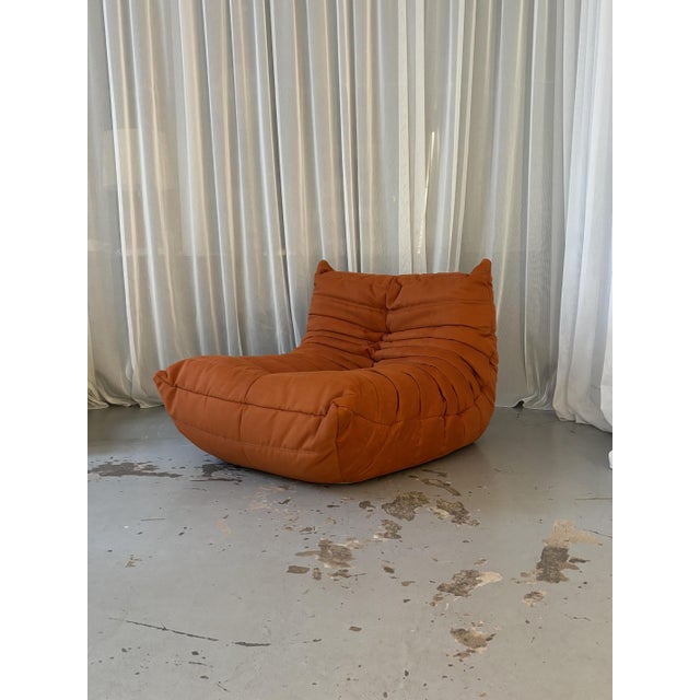 Red Togo Fireside Chair by Michel Ducaroy for Ligne Roset, 1972 For Sale - Image 8 of 8