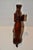 Brown Large Antique Hand Carved Flok Art Wooden Pig Sculpture For Sale - Image 8 of 9
