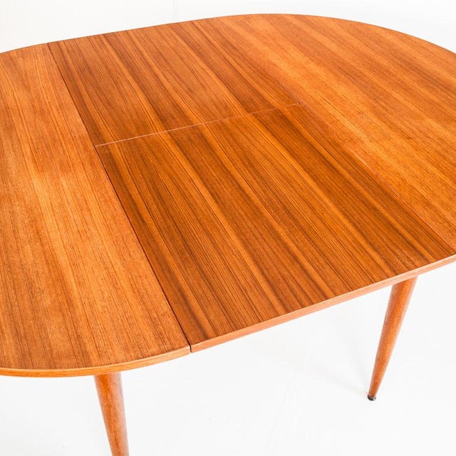 Scandinavian Table with Extension in Teak Wood, France, 1960s For Sale - Image 13 of 15