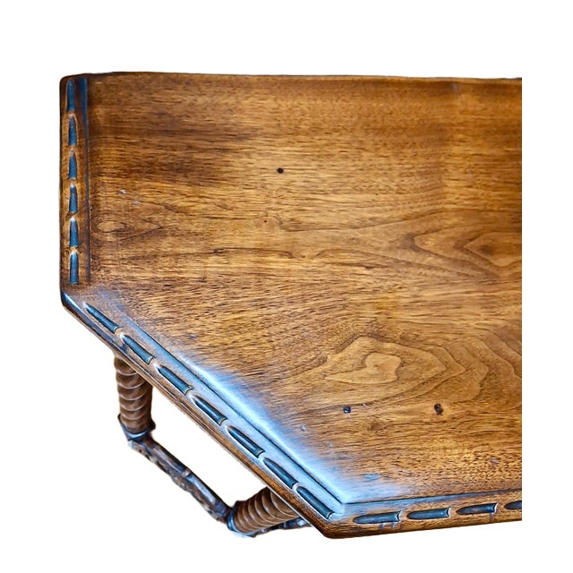 A Pair of Early 20th-Century Jacobean Revival Entryway Tables by Irving & Casson For Sale - Image 9 of 11