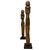 Vintage Hand Carved African Figures - a Pair For Sale - Image 4 of 8
