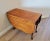 Georgian Period Antique Figured Cherry Gate-Leg Drop-Leaf Table Circa 1780 For Sale - Image 4 of 12