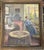Interior with Woman at Window, 1920s, Oil Painting on Canvas, Framed For Sale - Image 7 of 10