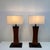 Metal Large Architectural Wood and Metal Table Lamps, 1960s, Set of 2 For Sale - Image 7 of 9