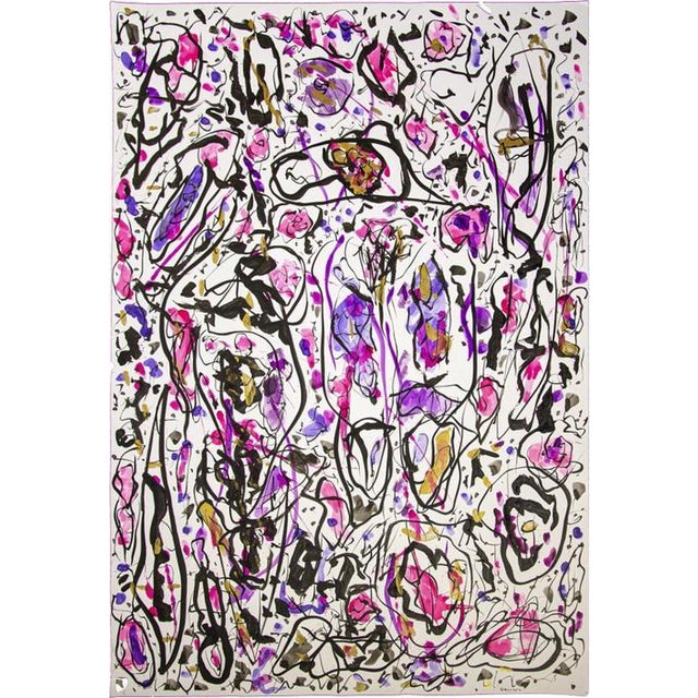Flowers is a beautiful artwork realized by Maurizio Gracceva in the 2017. Mixed colored ink on paper. Hand signed by the...