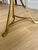 Vintage Neoclassical Solid Brass & Glass Drinks / Side Table, Heavy For Sale - Image 4 of 6