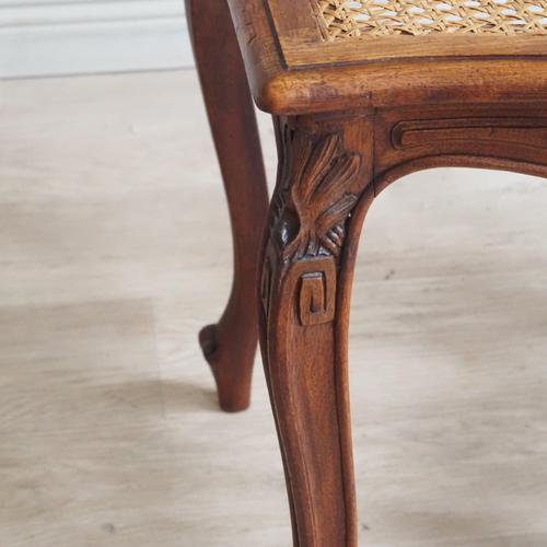 Wood French Rococo Chairs with Viennese Caning, 1900, Set of 2 For Sale - Image 7 of 14