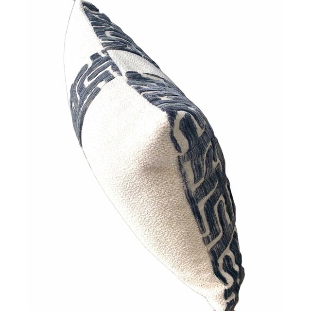 Transitional Onyx Velvet Lumbar Pillow Covers- A Pair For Sale - Image 3 of 5