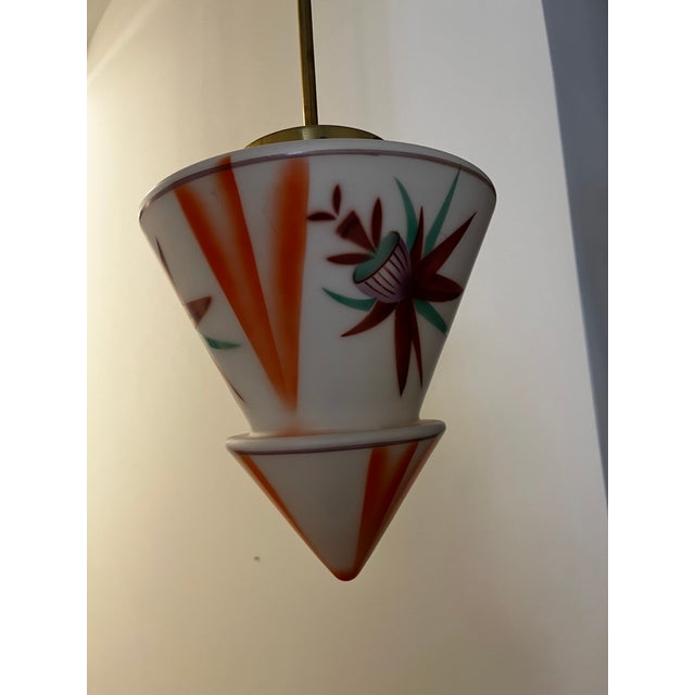 Art Deco Pendant with Spatter Decor, Austria, 1940s For Sale - Image 6 of 10