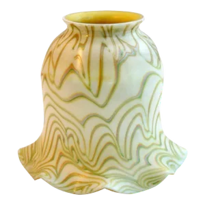 American Steuben Carder Period Art Glass Gold Lamp Shade